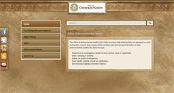 Desktop Screenshot of oeh.cherokee.org