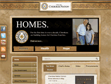 Tablet Screenshot of cherokee.org